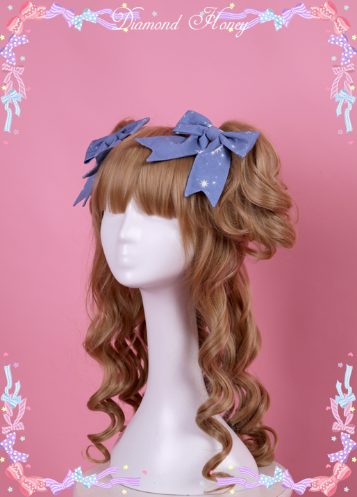 Lolita Rococo cla Department of classical gorgeous bow hairpin retro