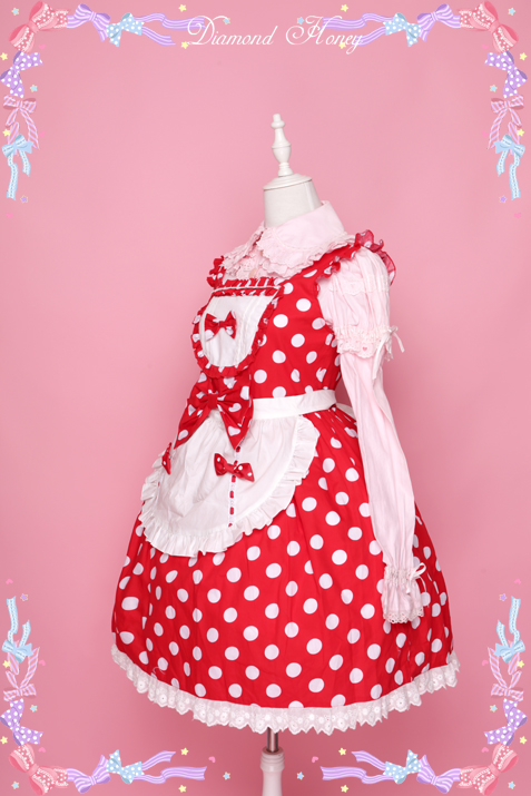 Cute little Japanese windmill wind little red apron