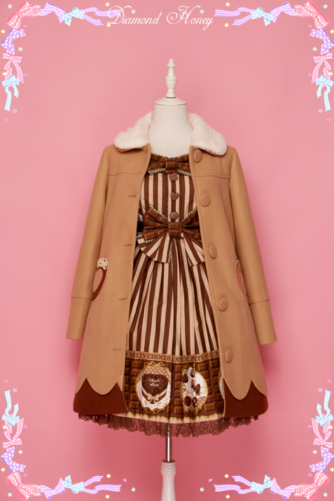 Diamond Honey -Doughnut- Sweet Dailywear Babydoll Style Coat