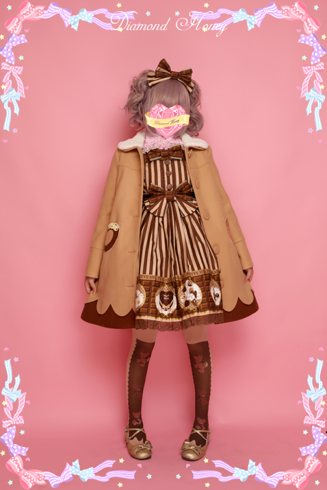 Diamond Honey -Doughnut- Sweet Dailywear Babydoll Style Coat