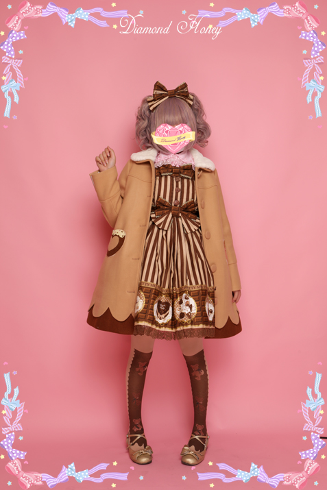 Diamond Honey -Doughnut- Sweet Dailywear Babydoll Style Coat