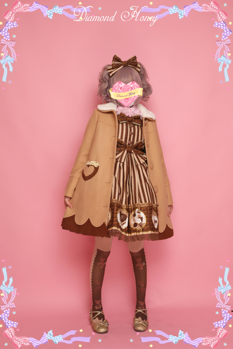 Diamond Honey -Doughnut- Sweet Dailywear Babydoll Style Coat