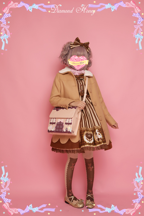 Diamond Honey -Doughnut- Sweet Dailywear Babydoll Style Coat