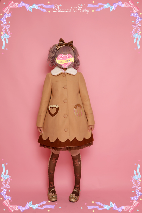 Diamond Honey -Doughnut- Sweet Dailywear Babydoll Style Coat