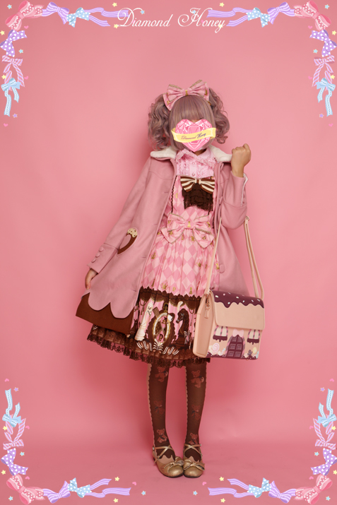 Diamond Honey -Doughnut- Sweet Dailywear Babydoll Style Coat