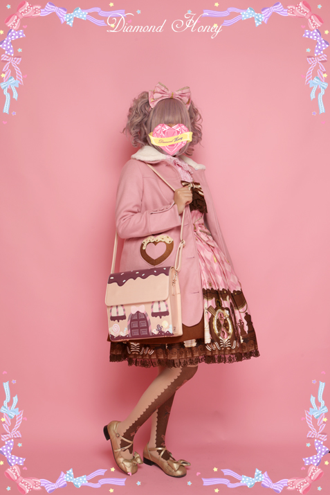 Diamond Honey -Doughnut- Sweet Dailywear Babydoll Style Coat