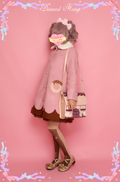 Diamond Honey -Doughnut- Sweet Dailywear Babydoll Style Coat