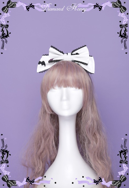 Cemetery Carnival Gothic Bat Coffin Halloween KC Headband