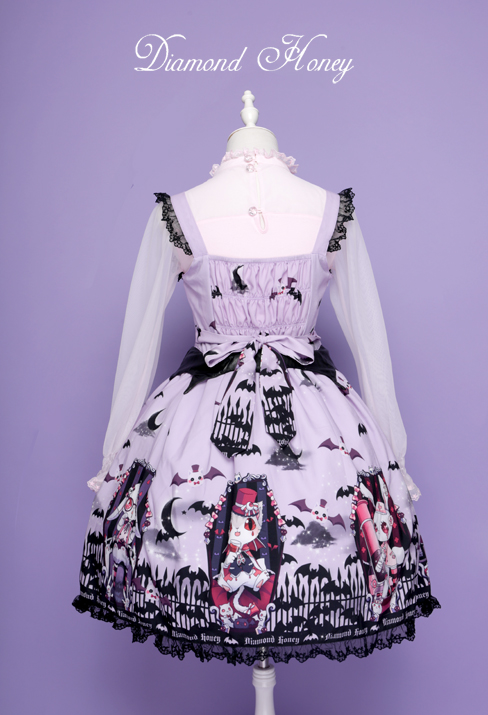 Cemetery Carnival Gothic Bat Coffin Halloween Dress