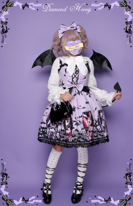 Cemetery Carnival Gothic Bat Coffin Halloween Dress