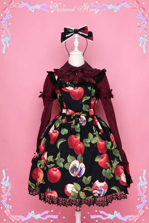 Apple Tradescantia Sillamontana Lolita Printed JSK Dress