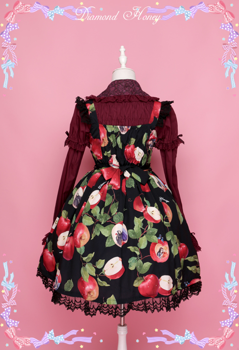 Apple Tradescantia Sillamontana Lolita Printed JSK Dress