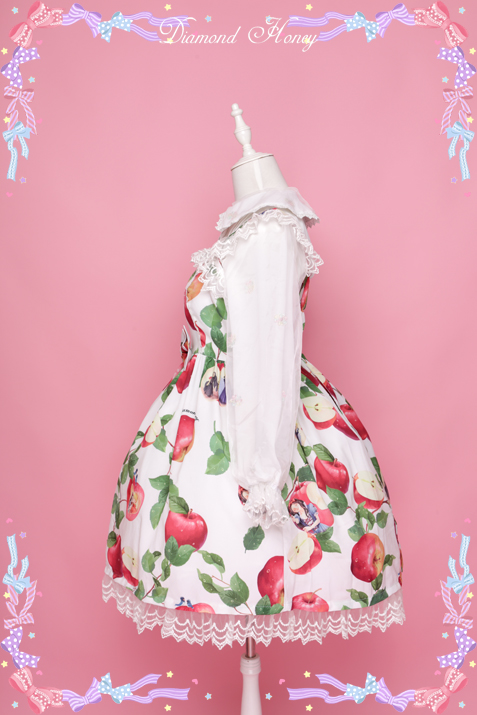 Apple Tradescantia Sillamontana Lolita Printed JSK Dress