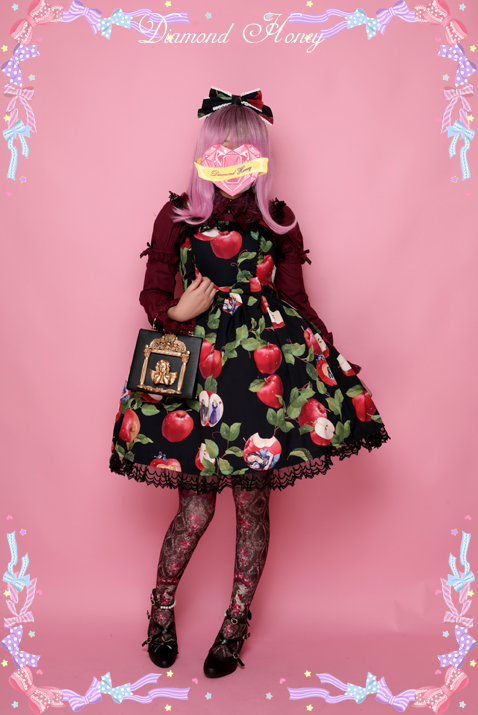 Apple Tradescantia Sillamontana Lolita Printed JSK Dress