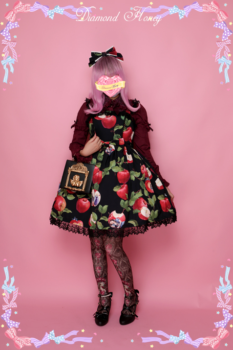 Apple Tradescantia Sillamontana Lolita Printed JSK Dress