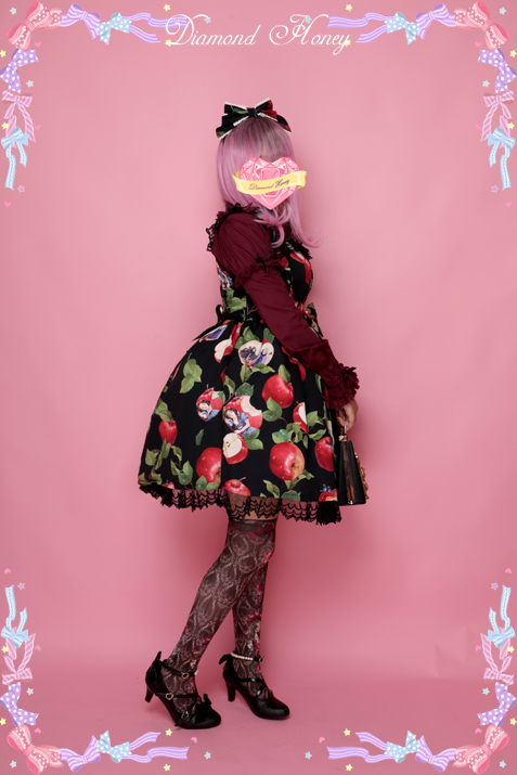 Apple Tradescantia Sillamontana Lolita Printed JSK Dress