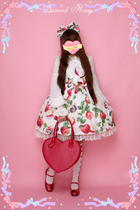 Apple Tradescantia Sillamontana Lolita Printed JSK Dress