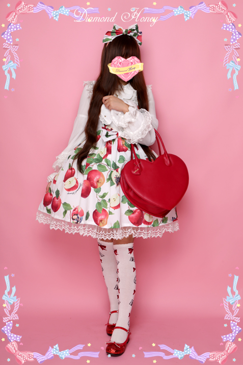 Apple Tradescantia Sillamontana Lolita Printed JSK Dress