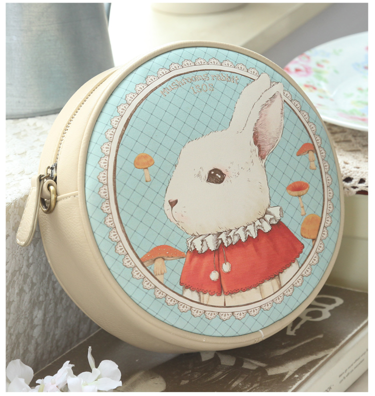 Printed cute rabbit mini bag small single shoulder Messenger bag