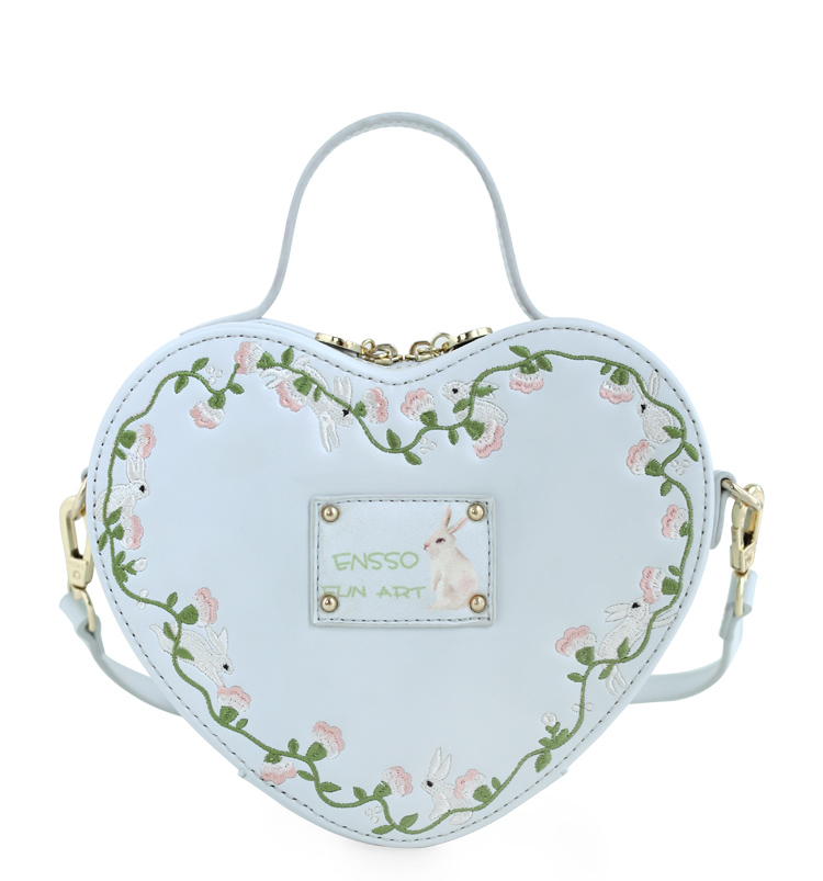 Cute retro heart-shaped handbag