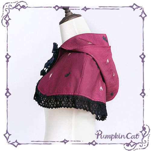 Pumpkin Cat -Little Red Riding Hood- Lolita Halloween Cape