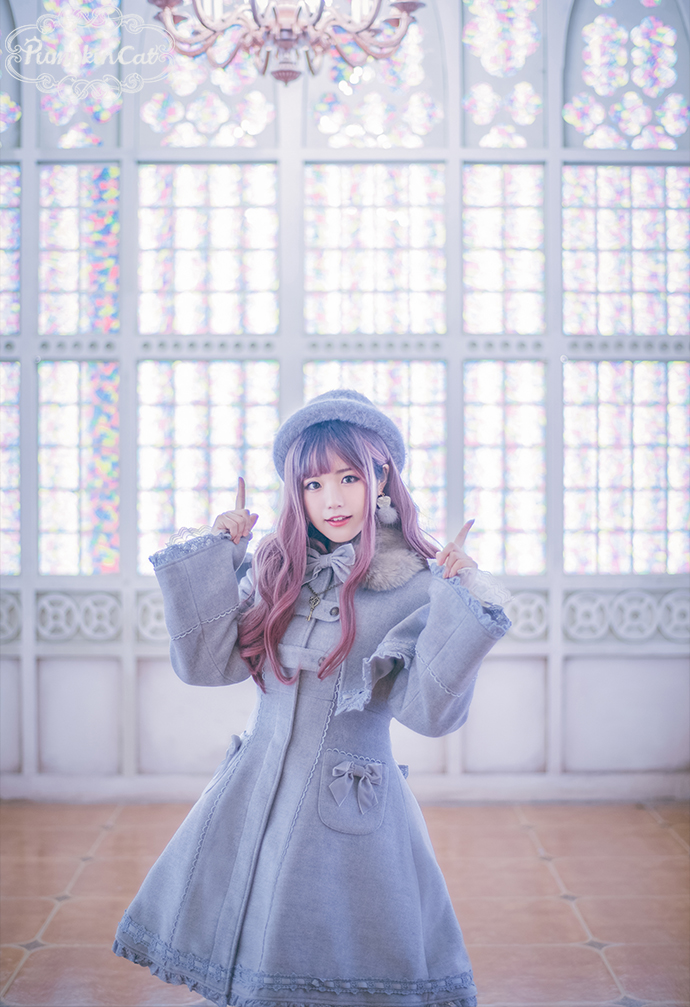 Pumpkin Cat -Scent of Winter- Lolita Winter Coat + Cape Set