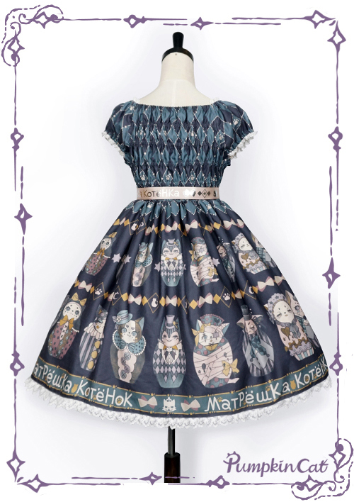 Pumpkin Cat -Cat-Dresses