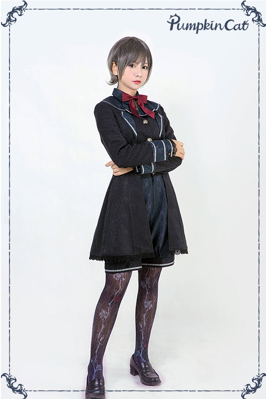 Pumpkin Cat -Beauty the Rose- Ouji Lolita Short Pants