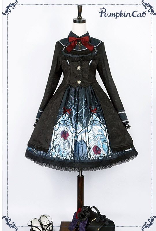 Pumpkin Cat -Beauty the Rose- Ouji Lolita Jacket