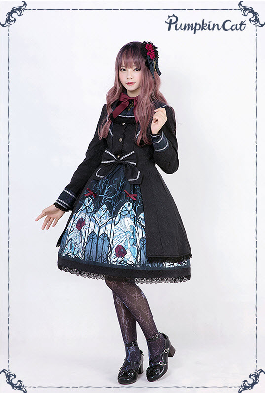 Pumpkin Cat -Beauty the Rose- Ouji Lolita Jacket