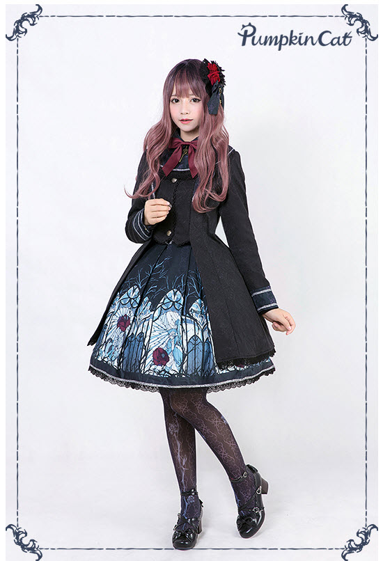 Pumpkin Cat -Beauty the Rose- Ouji Lolita Jacket