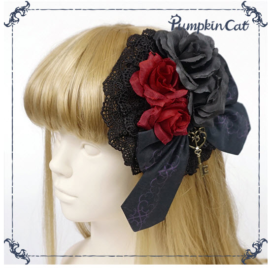Pumpkin Cat -Beauty the Rose- Lolita Headdresses