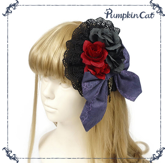 Pumpkin Cat -Beauty the Rose- Lolita Headdresses