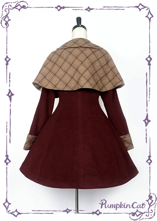 Pumpkin Cat -The Detective Academy- Lolita Jacket and Cape Set