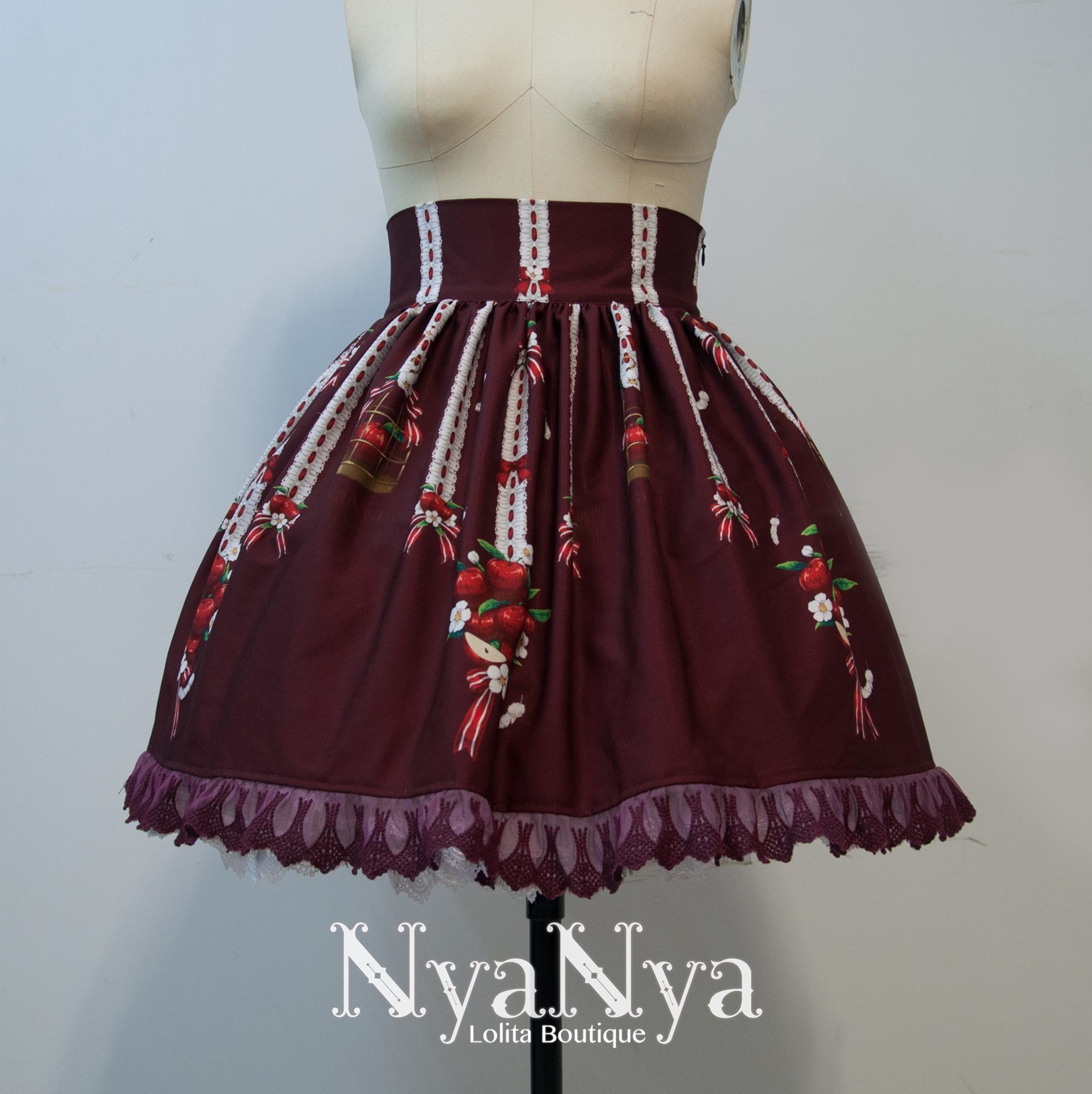 NyaNya - White Feather Ringo - Skirt SK