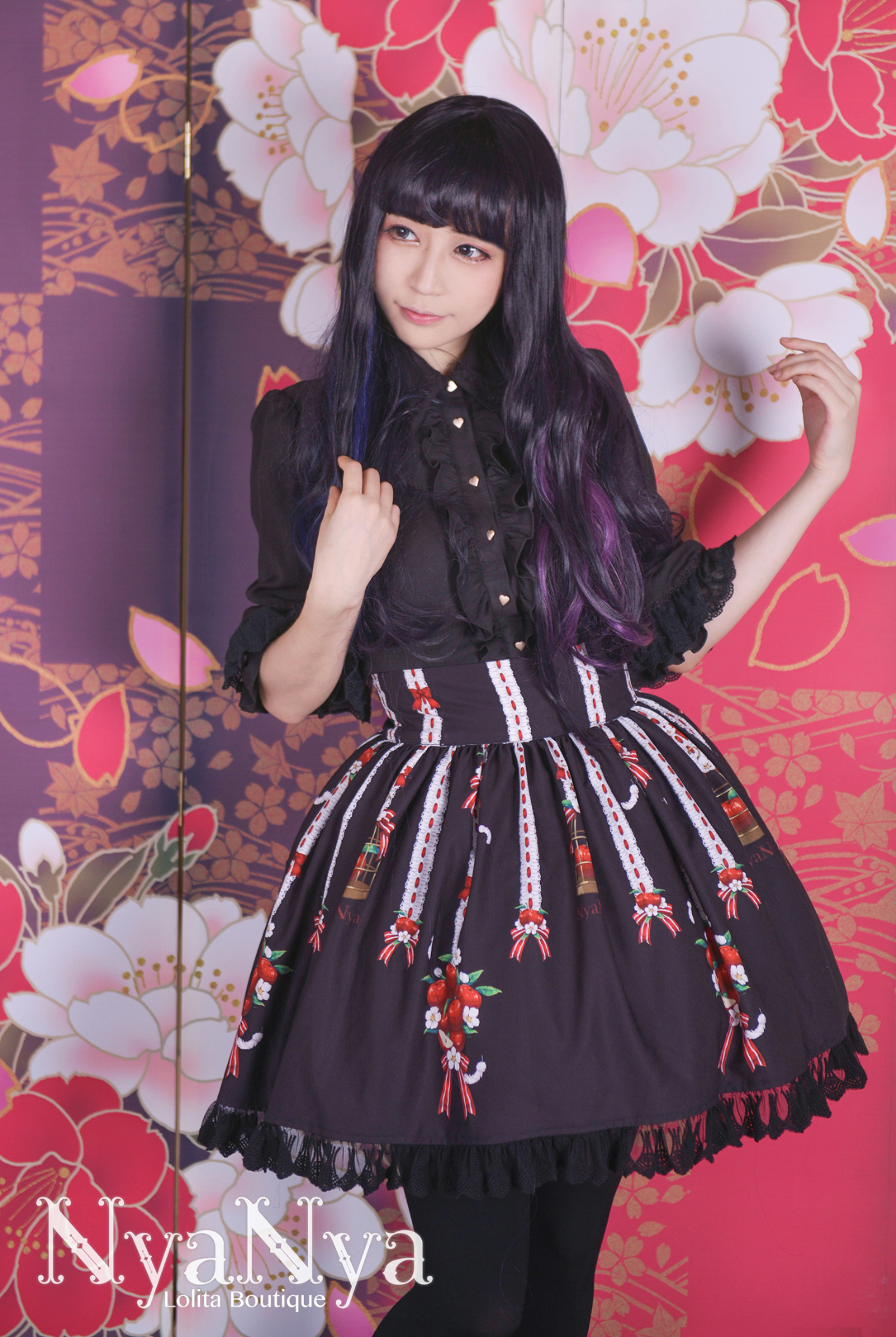 NyaNya - White Feather Ringo - Skirt SK