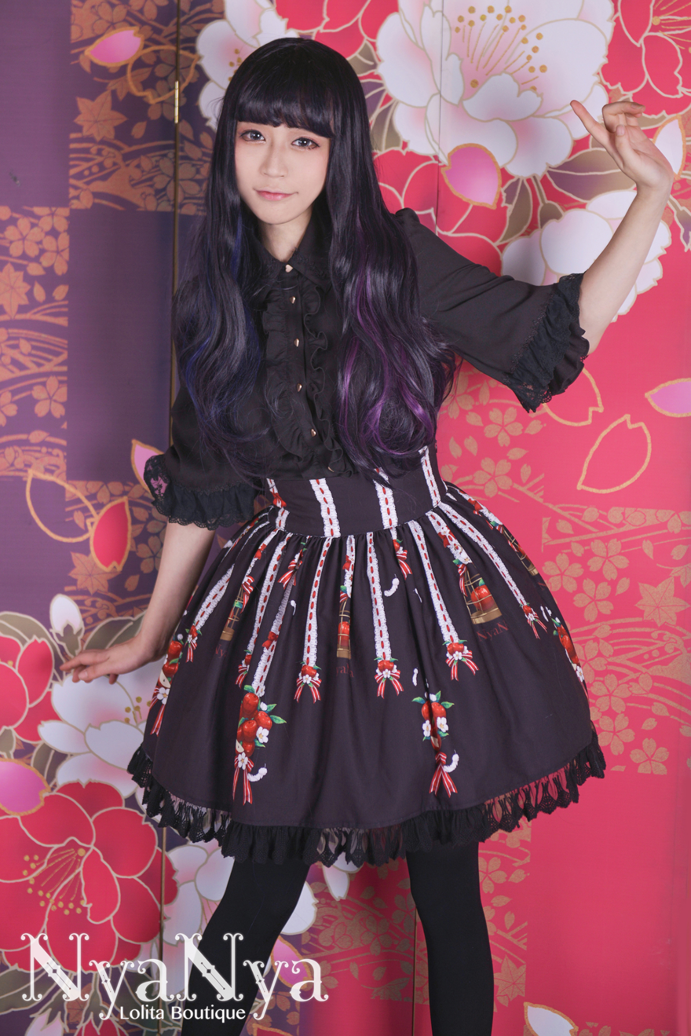 NyaNya - White Feather Ringo - Skirt SK