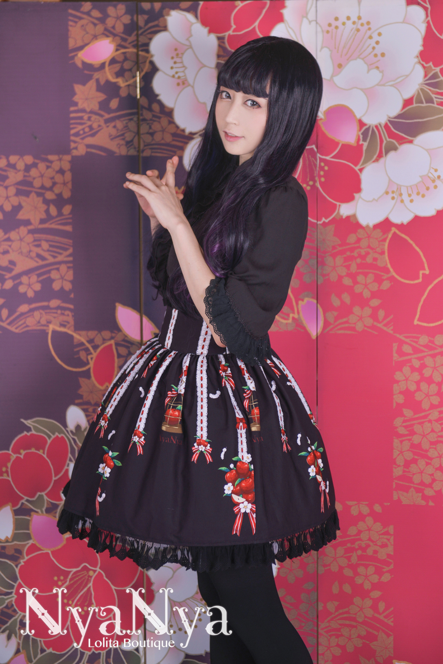 NyaNya - White Feather Ringo - Skirt SK