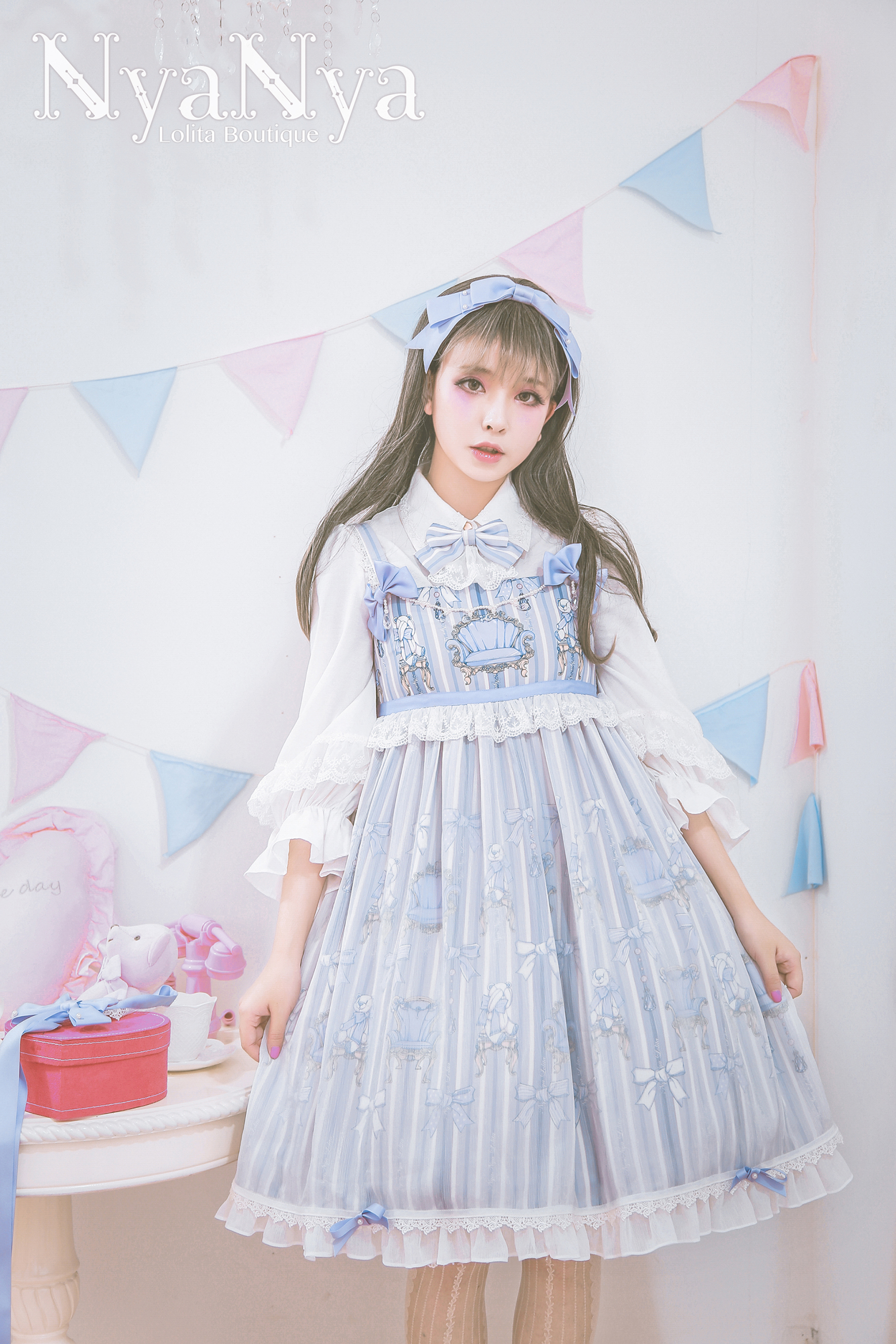 NyaNya - Bear Prince - Yarn dress JSK