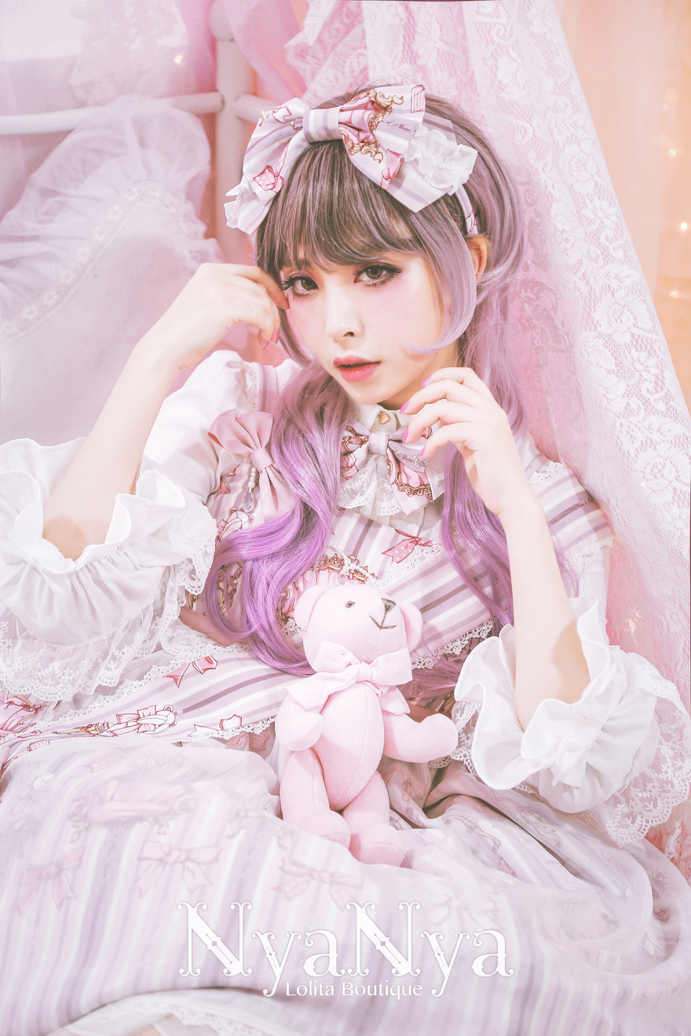 NyaNya - Bear Prince - Yarn dress JSK