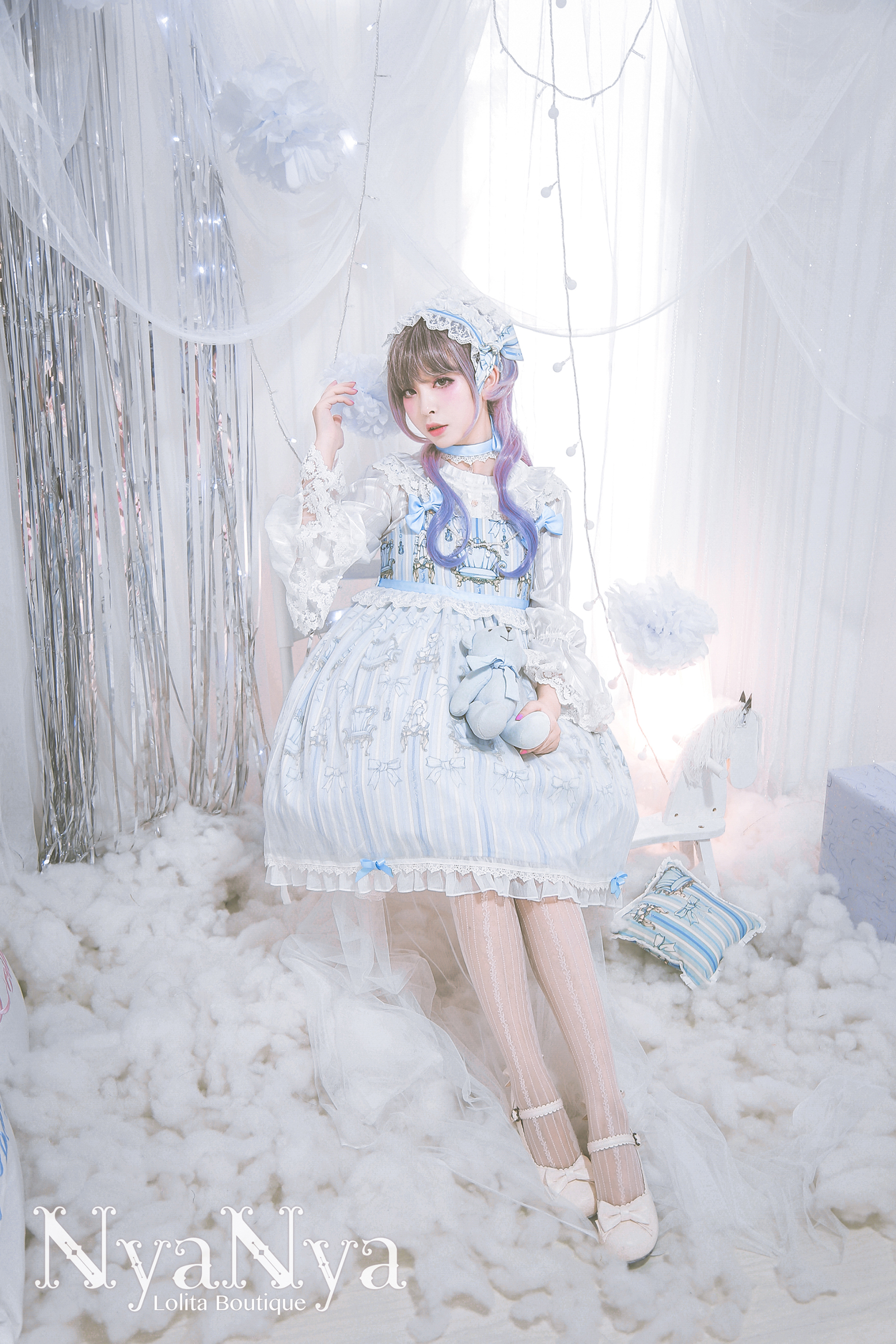 NyaNya - Bear Prince - Yarn dress JSK