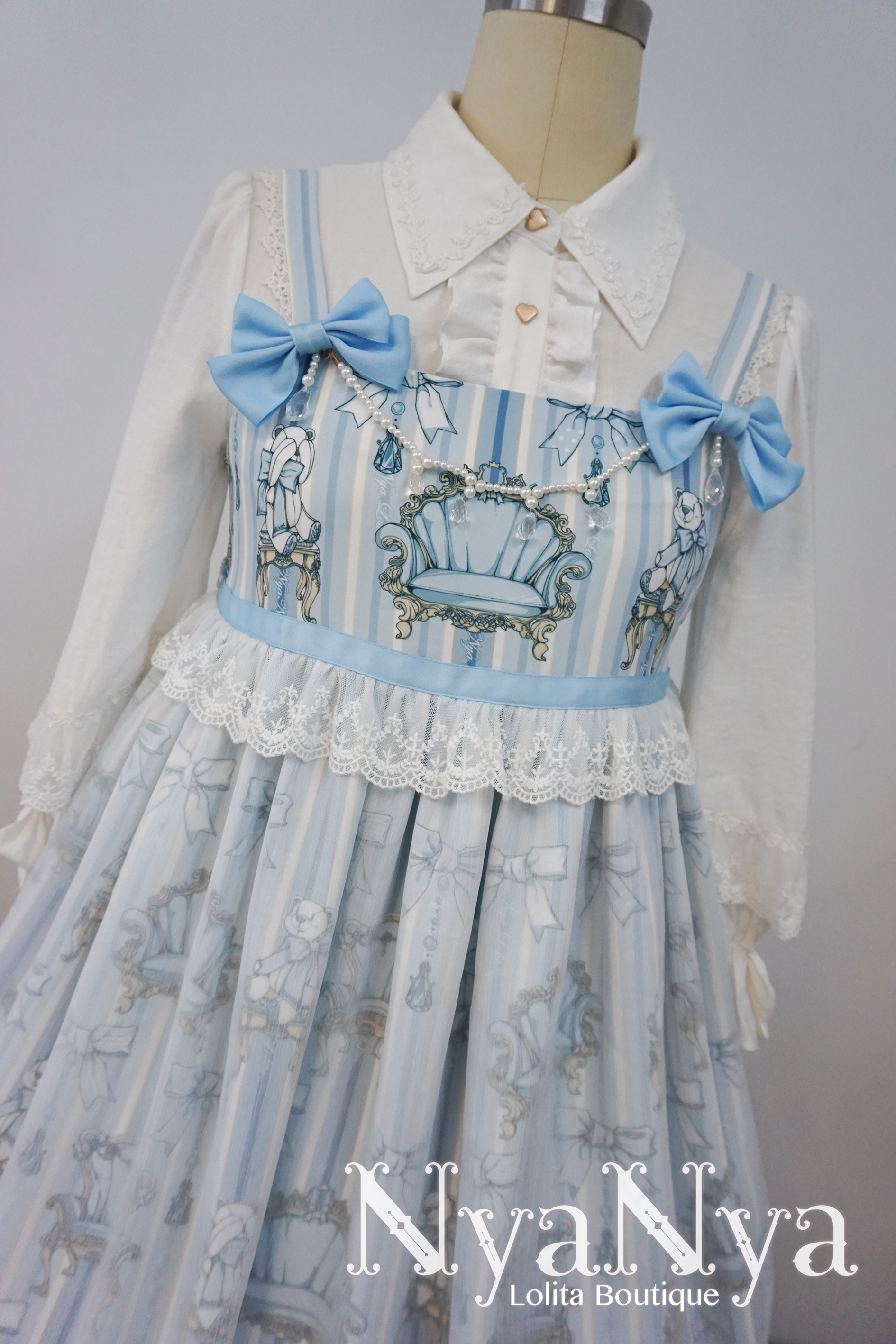 NyaNya - Bear Prince - Yarn dress JSK