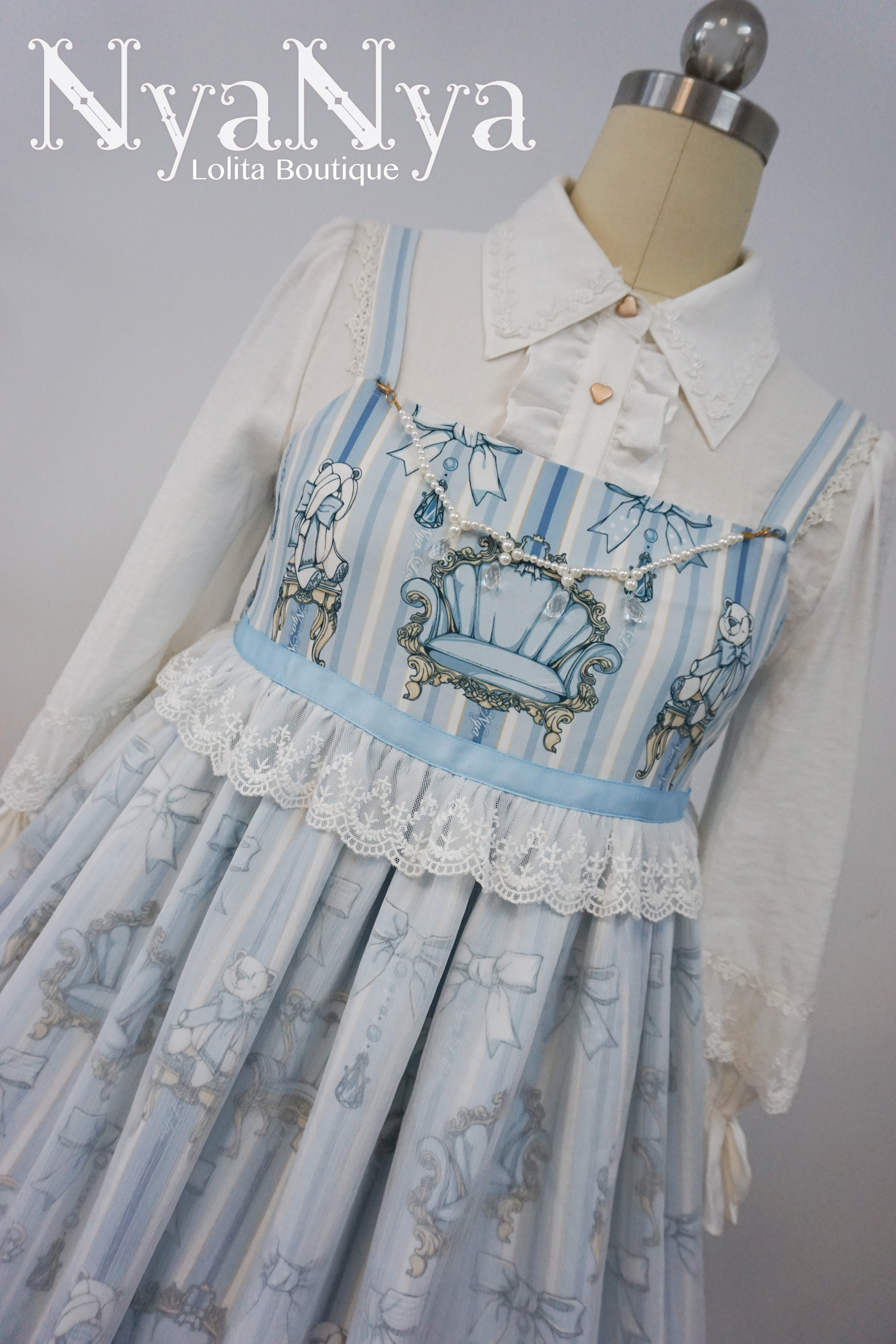 NyaNya - Bear Prince - Yarn dress JSK