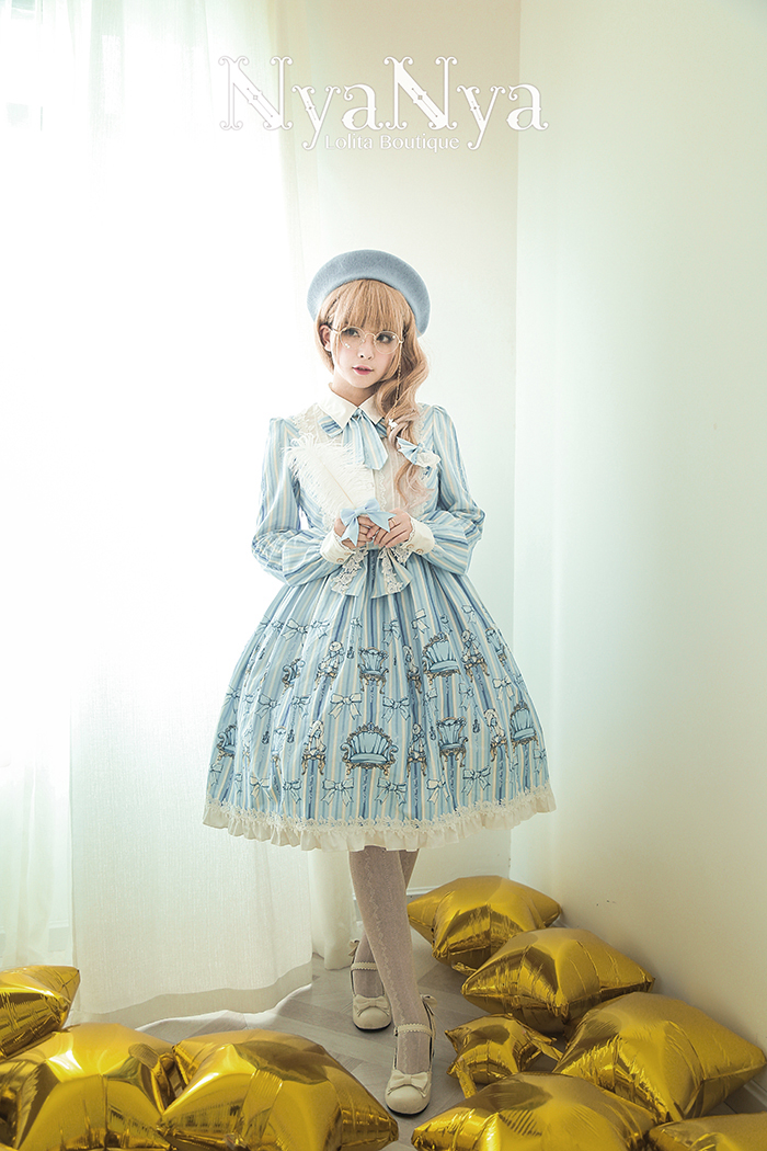 NyaNya - Bear Prince - Long Sleeve Dress OP