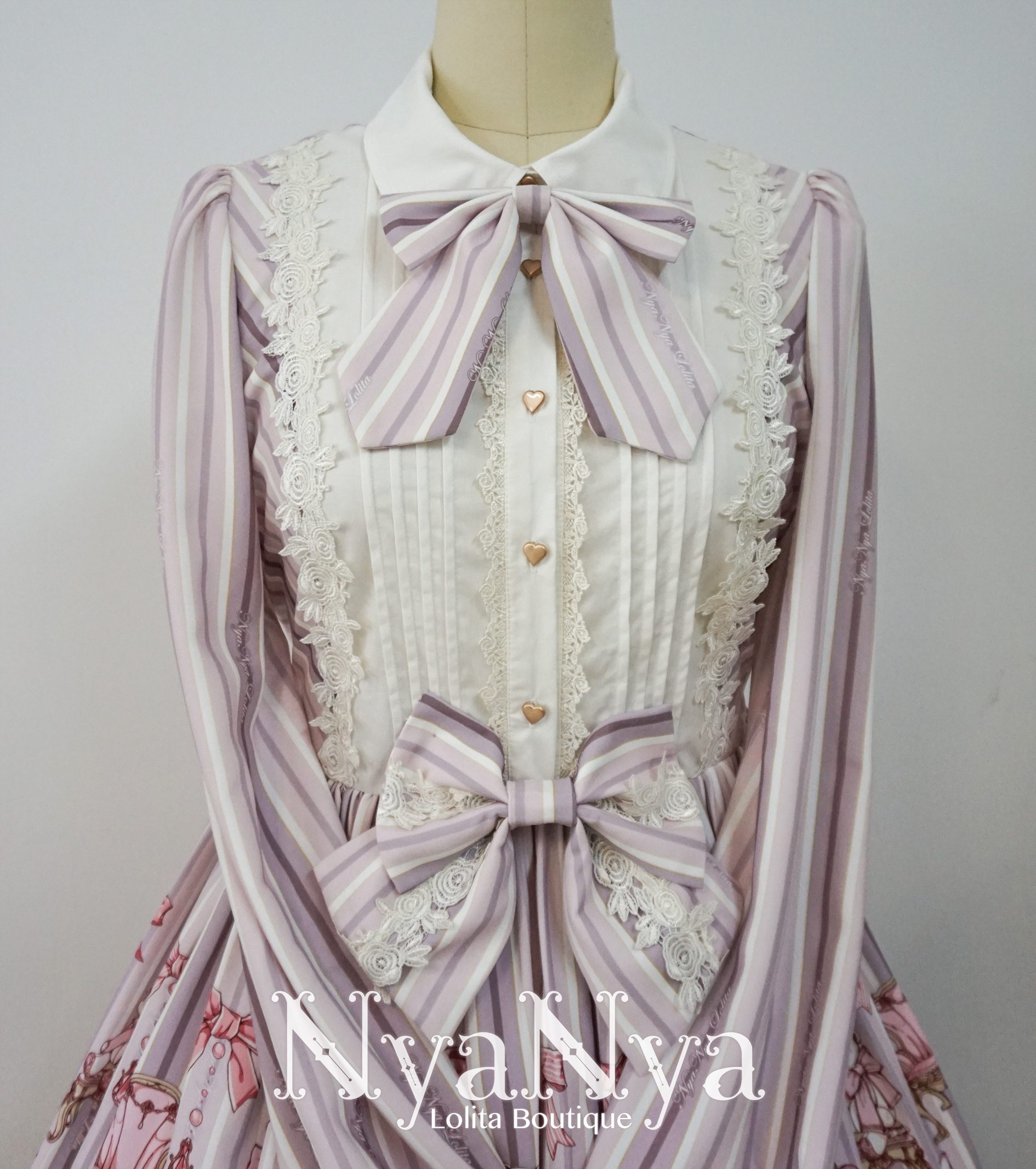 NyaNya - Bear Prince - Long Sleeve Dress OP