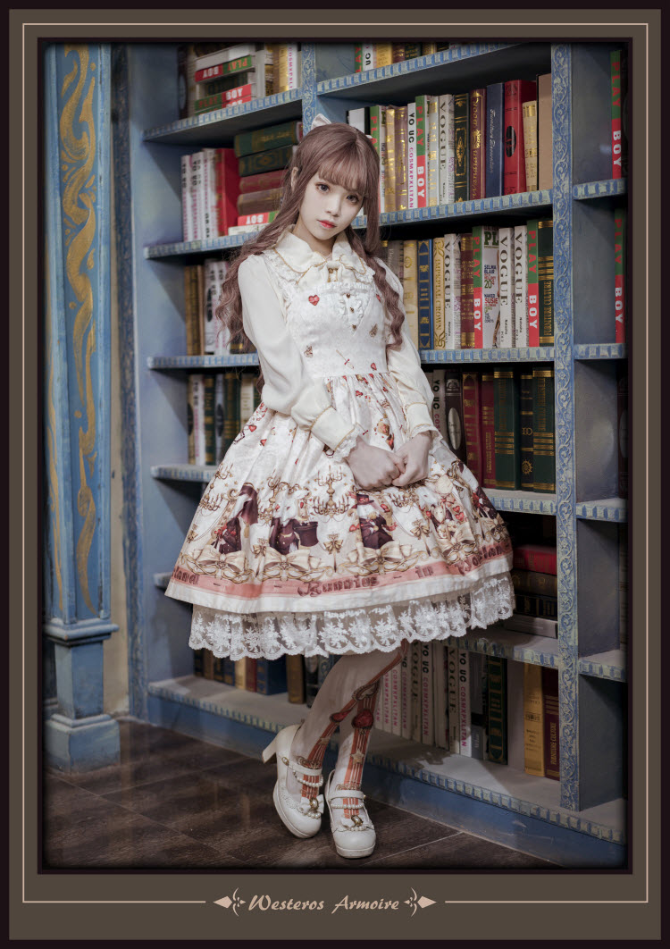 Westeros Armoire -Bunnies in Pokerland- Lolita Jumper Dress