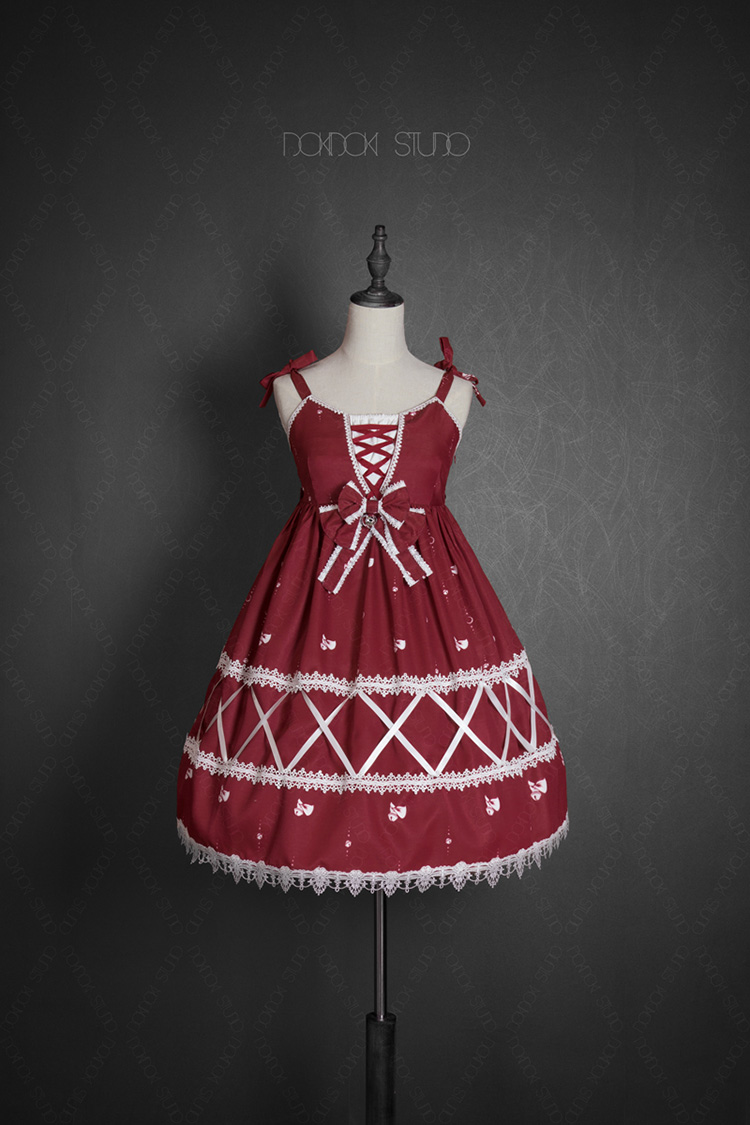 Retro cute lace Lolita dress