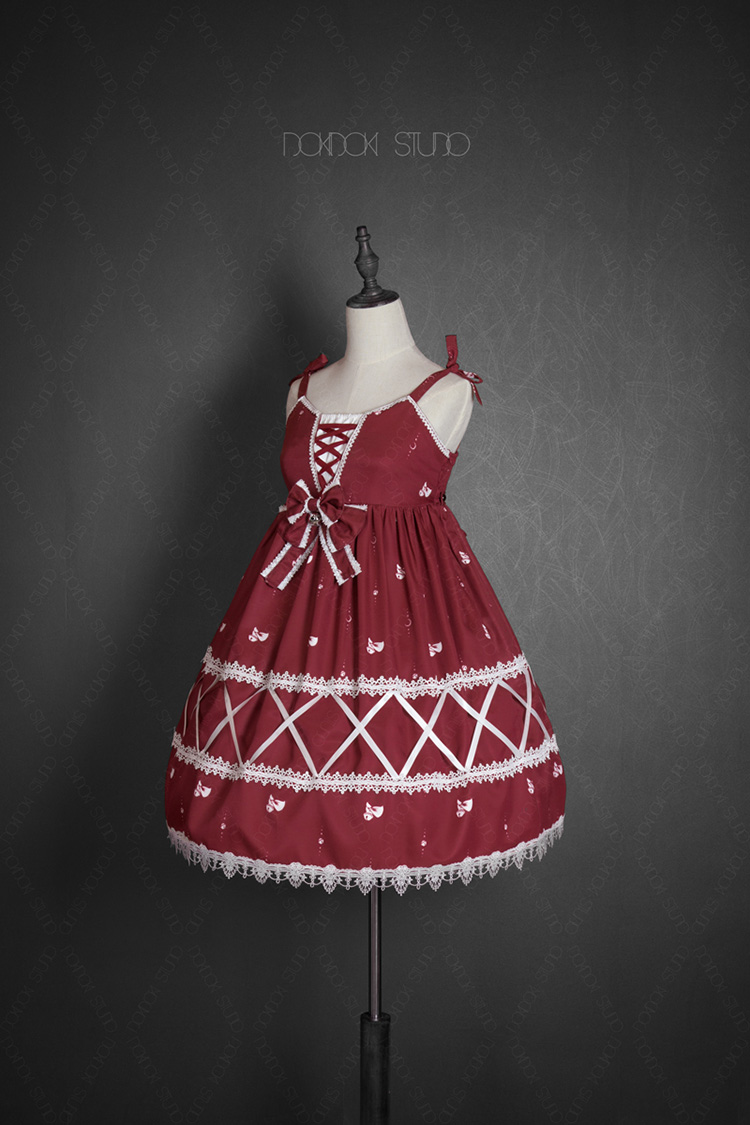 Retro cute lace Lolita dress