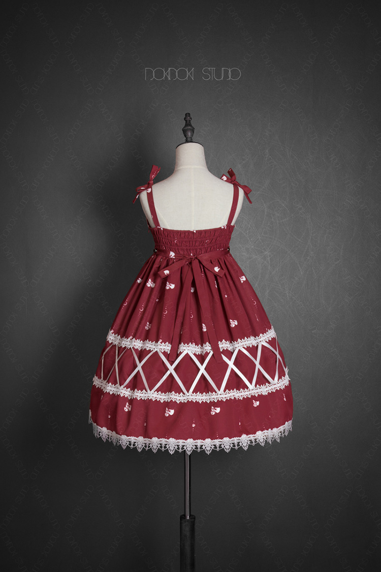 Retro cute lace Lolita dress