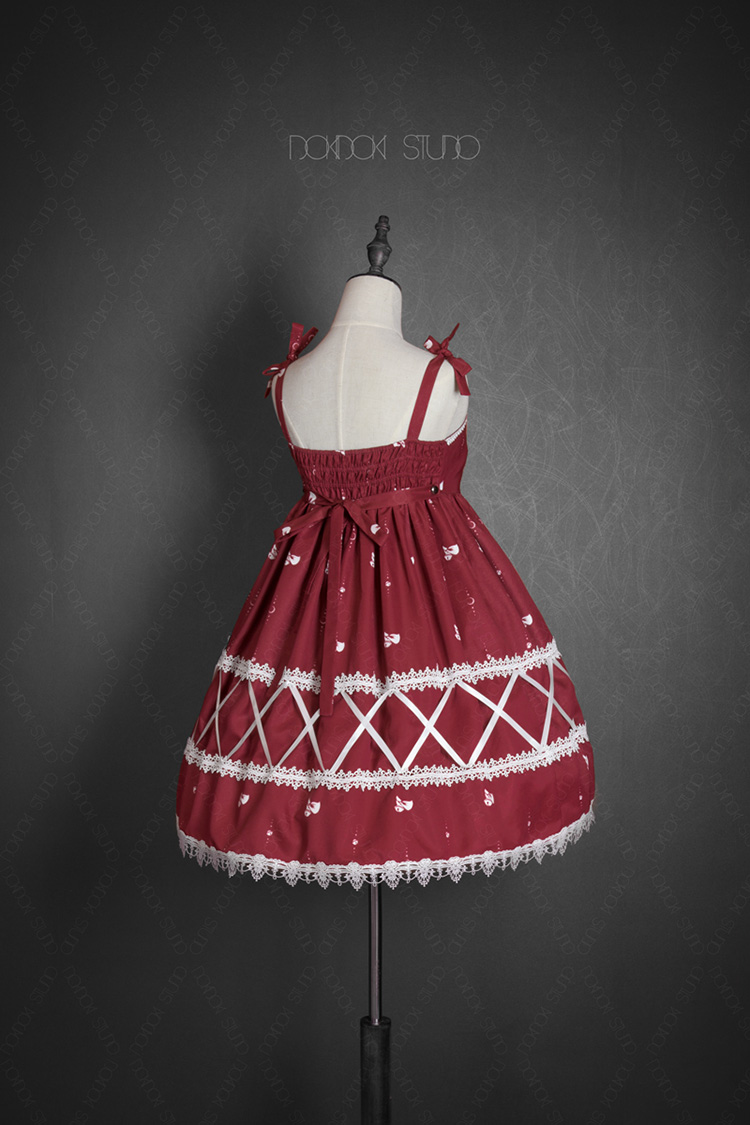 Retro cute lace Lolita dress